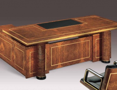 Writing table made of solid wood Namur, Elledue