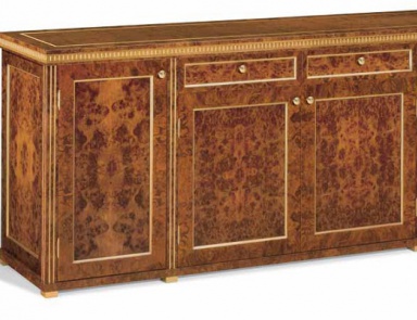 Low Cabinet made of solid wood Namur, Elledue