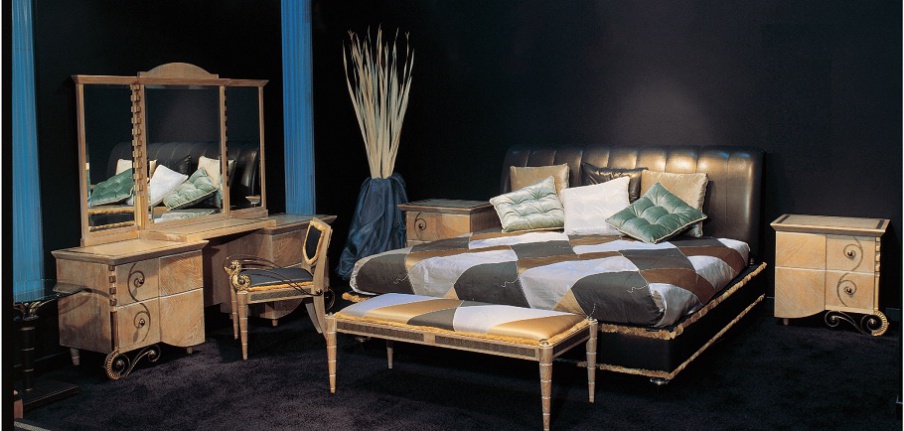 Master Bedroom Bedroom Set Made Of Solid Wood And Metal Rokko Elledue Luxury Furniture Mr