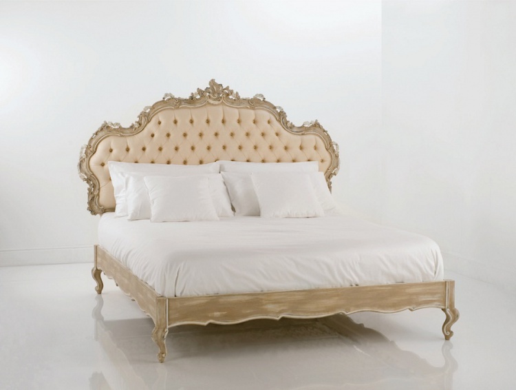 DOUBLE BED UPHOLSTERED IN FABRIC 1248, CHELINI