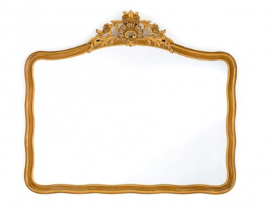 Wall mirror with wood frame, Chelini