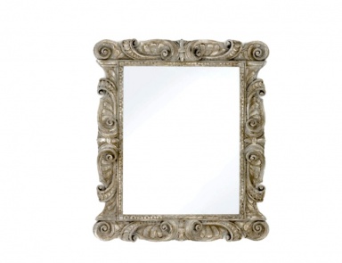 Wall mirror in wooden frame, Chelini