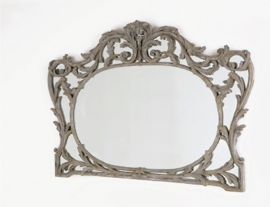 Wall mirror in wooden frame, Chelini
