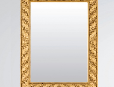 Rectangular mirror made of solid wood, Chelini