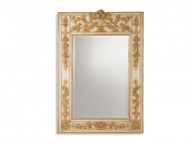 Rectangular mirror made of solid wood, Chelini