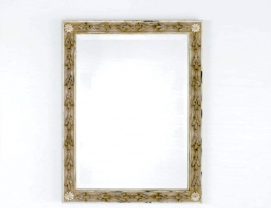Rectangular mirror made of solid wood, Chelini