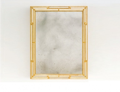 The mirror wall made of solid wood, Chelini