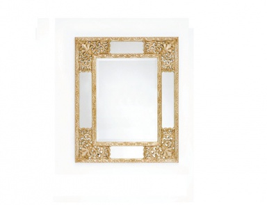 Rectangular mirror made of solid wood, Chelini