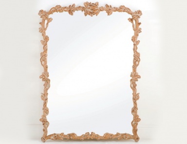 Rectangular mirror with wooden frame, Chelini