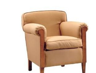 A chair on a frame of wood Poltrona 900 Club, Morelato