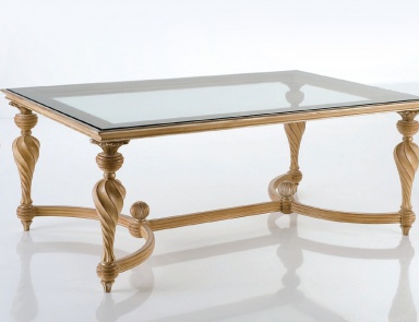 Coffee table with glass top, Chelini
