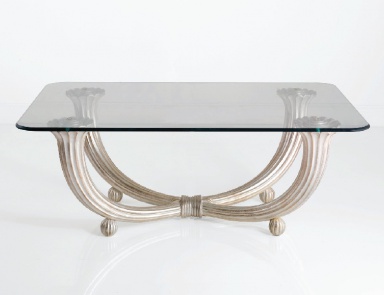 Coffee table with glass top, Chelini