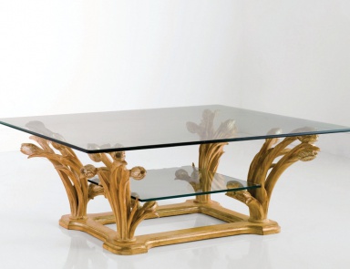 Coffee table with glass top, Chelini