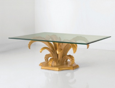 Coffee table with glass top, Chelini