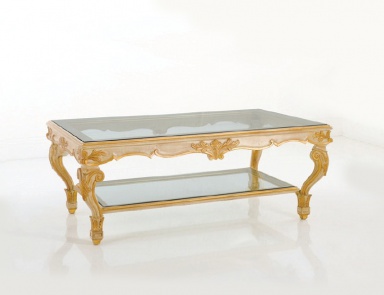 Coffee table with glass top, Chelini