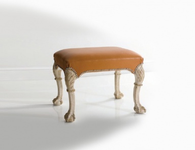 Pouf in solid wood, Chelini