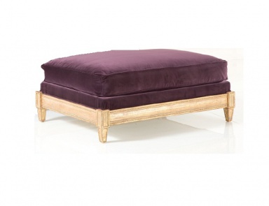 Pouf in solid wood, Chelini