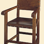 chair with leather seat