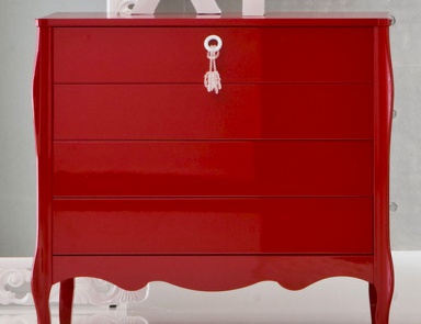 A chest of drawers on a frame of solid wood Sinfonia Re Bemolle, Moda