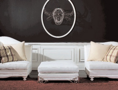 Sectional sofa double solid wood, Elledue