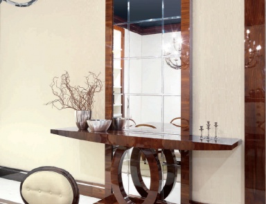 Console with mirror, high Il Novecento, Elledue