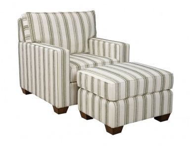 Chair with Ottoman for feet Bob Suite, Howard Miller