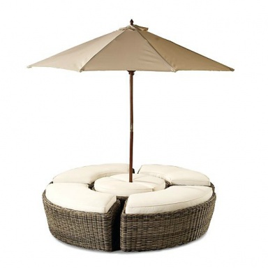 Bench Summer Garden - Raymond Waites Curved