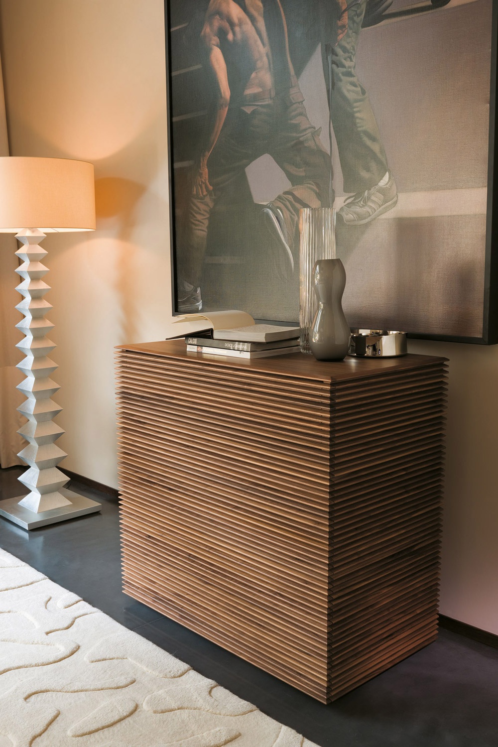 Dresser solid walnut Canaletto, Riga Madia - Porada - Luxury furniture MR