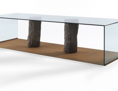 Table with glass top Laguna, Riva 1920