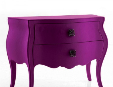 Wooden chest, decorated cloth textile Concept 3, Moda