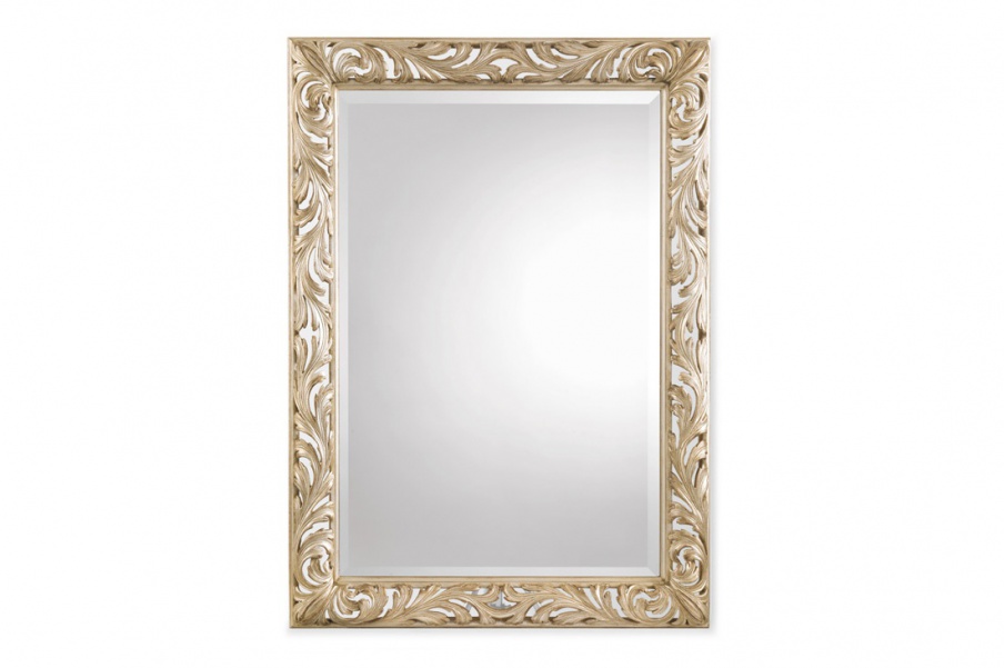 Wall mirror with frame made of natural wood, Roberto Giovannini ...