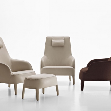 Chair with Ottoman Febo