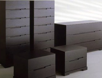 Dresser in gray oak veneer, Dado Bedroom Sets - Presotto