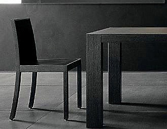 The chair on the frame of dark / gray oak, Diva - Presotto