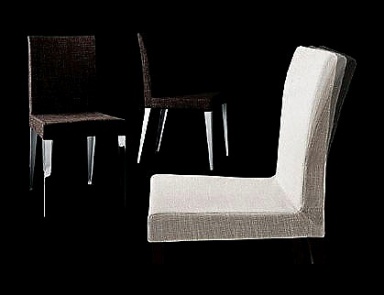Chair on chrome legs, Flex - Presotto