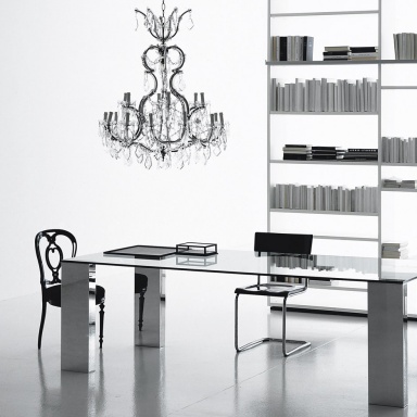 The Beam Glass Table