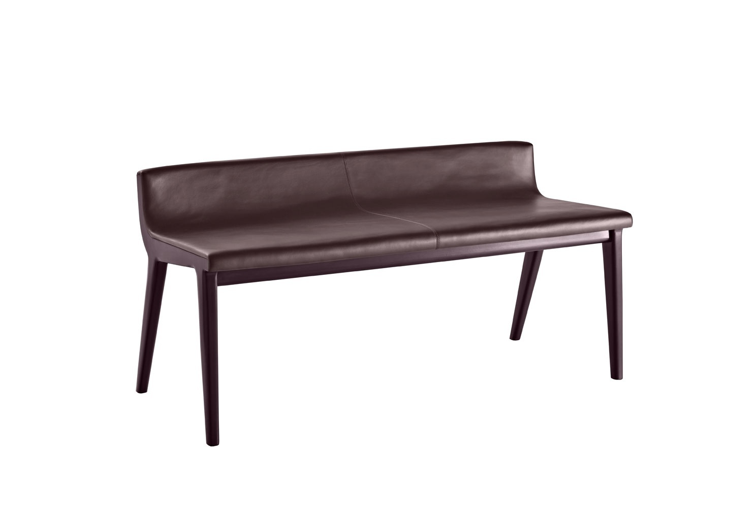 Bench in a soft upholstery Acanto on a metal frame, Maxalto