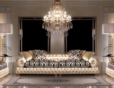 The modular Roller Capitonne sofa, Zanaboni