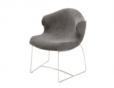 Chair on a metal frame ALSTER, Ligne Roset