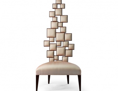 Chair natural wood Cubisim, Christopher Guy (Harrison & Gil)
