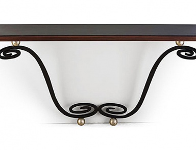 Console with top in natural wood Duchamp, Christopher Guy (Harrison & Gil)