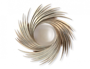 Mirror with frame made of natural wood Camilla, Christopher Guy (Harrison & Gil)