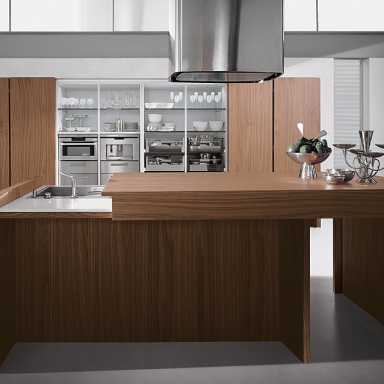 Kitchen (kitchen set) Noce Canaletto