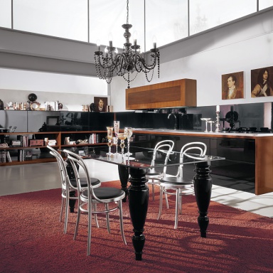 Kitchen furniture kitchen) Laccato