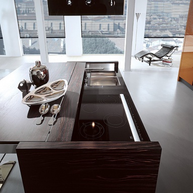 Kitchen (kitchen set) Ebano naturale