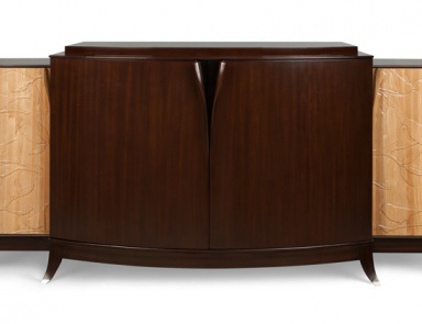 The Cabinet of natural wood Oiseaux, Christopher Guy (Harrison & Gil)