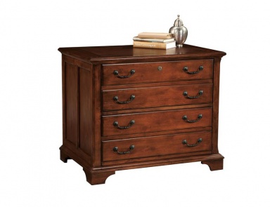 Nightstand Weathered Cherry Cabinet, Hekman Contract