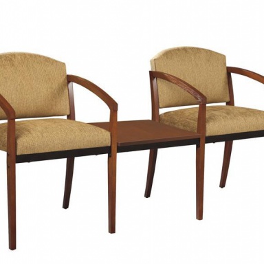 Chairs with a table Hekman Contract