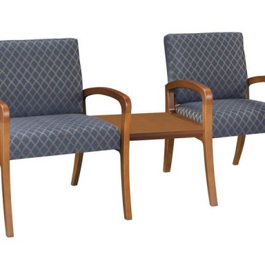 Chairs with a table Hekman Contract