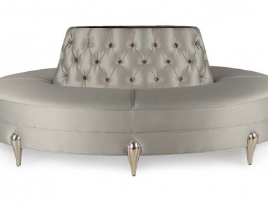 Bench with frame made from natural wood Portobello, Christopher Guy (Harrison & Gil)